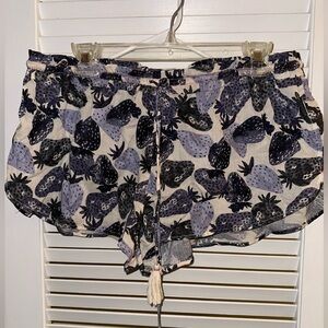 Strawberry Patterned Beach Shorts